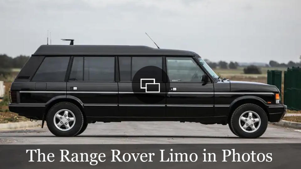 The Sultan of Brunei-Commissioned Range Rover Limo in Photos