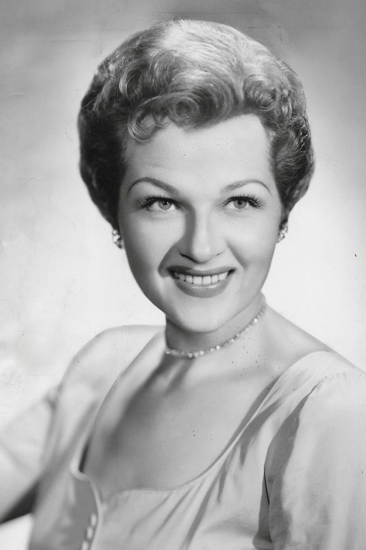 Jo Stafford is the star of “The Jo Stafford Show” on CBS in the 1950s.