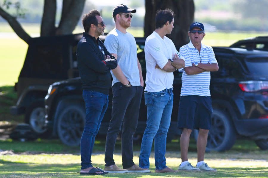 Prince Harry and Nacho Figueras Watch Another Polo Match After Charity Game