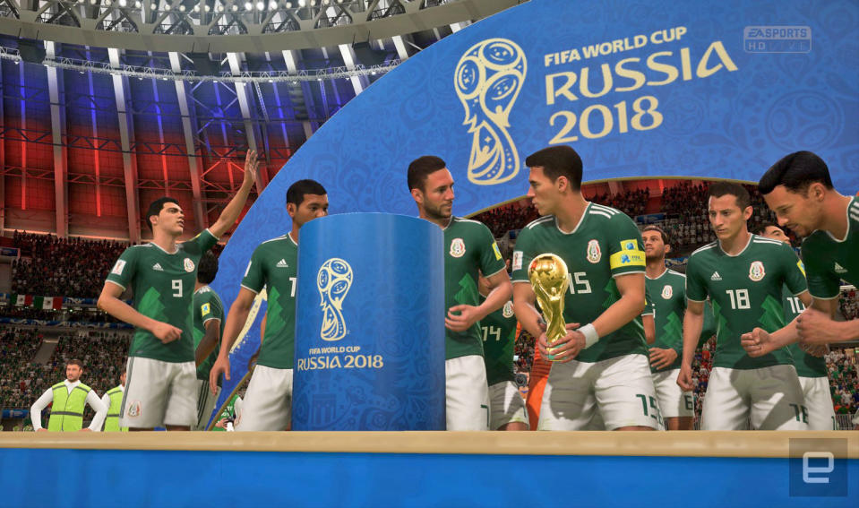 It took a few tries, but I was finally able to lift the World Cup trophy with