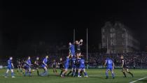 <p>Leinster carved out a narrow win at Bath in the European Champions Cup (David Davies/PA) </p>