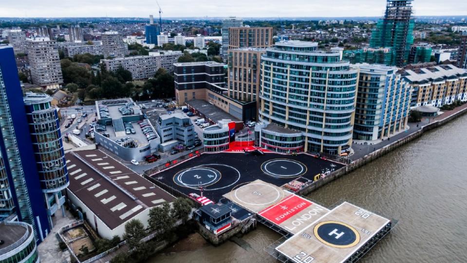Three years ago, Edmiston began moving into private aviation by establishing its presence at London’s Battersea heliport. - Credit: Courtesy Edmiston Yachts