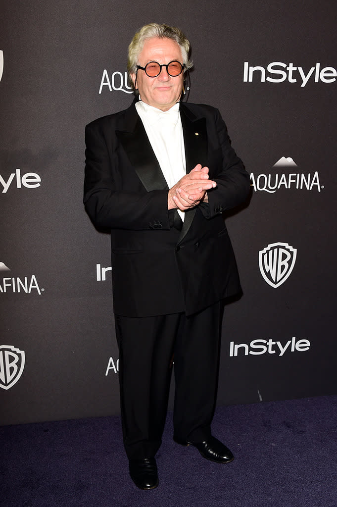 Oh boy. George Miller making that face and rubbing his hands together makes us think he’s plotting some sort of revenge for “Mad Max: Fury Road” leaving empty-handed. (Photo: Getty Images)