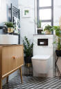 <p> Real or fake indoor plants are a great way to add interest and personality to a bathroom if you are renting or just making do with what you have got before a renovation. </p> <p> If your bathroom doesn&apos;t have windows, opting for faux plants might be the more ethical and cost-effective option, as real ones might not survive without sunlight. Or pick both in a mix of sizes and shades, the more texture they add the better. </p>