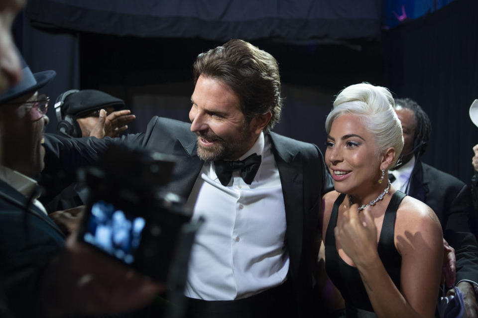 Lady Gaga and Bradley Cooper