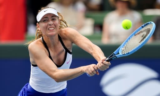 Maria Sharapova and Laura Siegemund agreed to call their match to an early halt