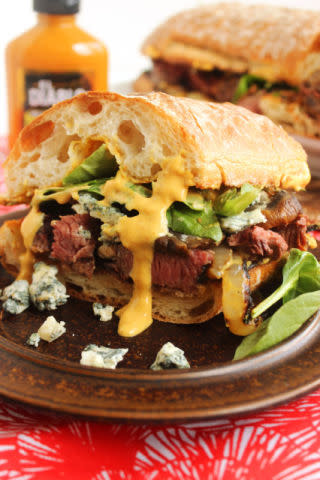 Grilled Beef Tenderloin Sandwich