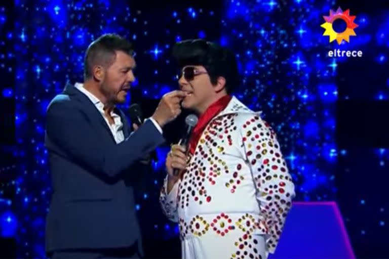 Marcelo Tinelli le sacó el chicle de la boca a Cristian Castro