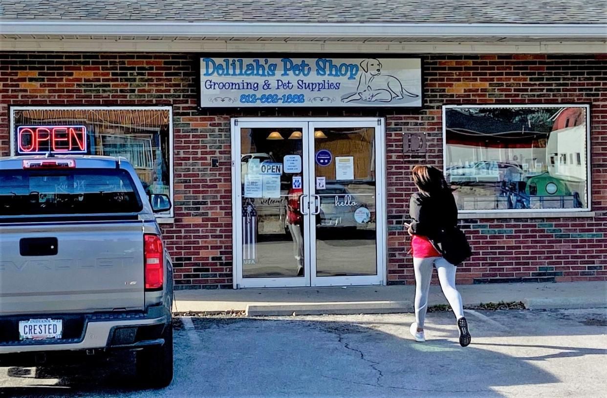 Delilah's Pet Shop is seen at 2506 W. Third St. Under a new city ordinance, starting in 2023 the sale of dogs and cats will be banned at all Bloomington pet stores.
