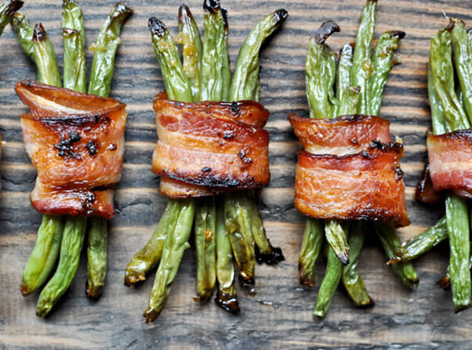 Green Bean Bacon Bundles