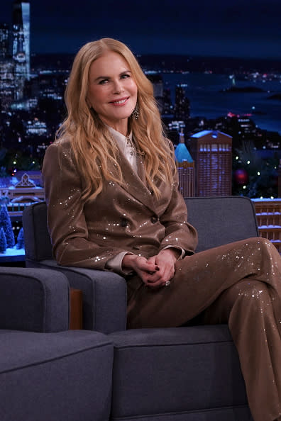 Nicole Kidman at “The Tonight Show Starring Jimmy Fallon” on Dec. 8, 2021. - Credit: NBCU Photo Bank via Getty Images