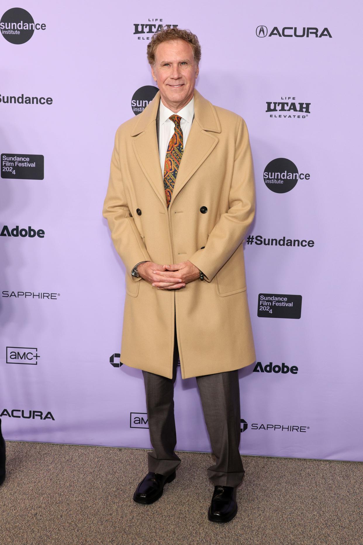 Will Ferrell attends the "Will & Harper" premiere during the 2024 Sundance Film Festival at Eccles Center Theatre on Jan. 22, 2024, in Park City, Utah.