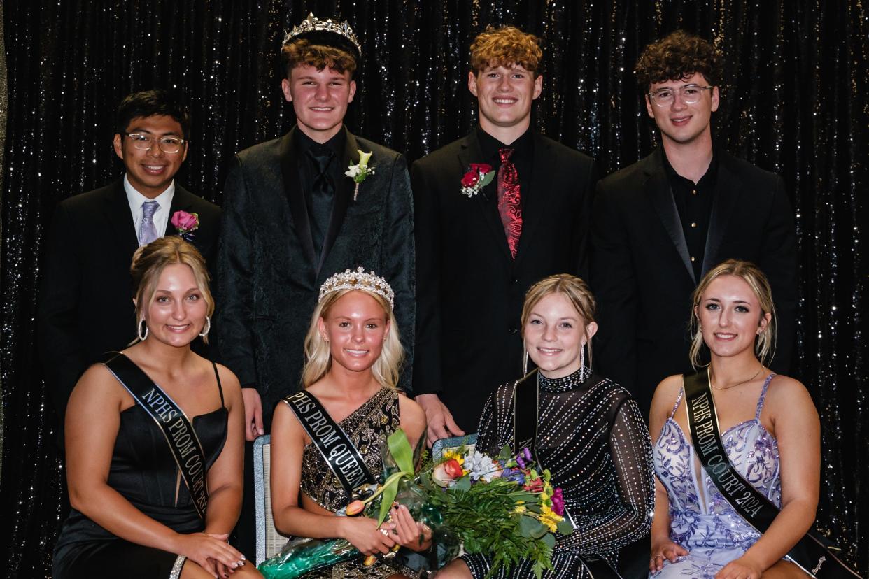 New Philadelphia High School's 2024 prom court included Leo Kochera, Preston Rieger, Zach Rothrock, Jaime Velasquez, Riley Harriman, Eliza VanArsdalen, Payne Wagner, Madison Wright.