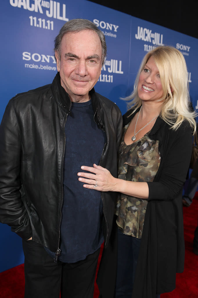 Jack and Jill LA Premiere 2011 Neil Diamond Katie McNeil