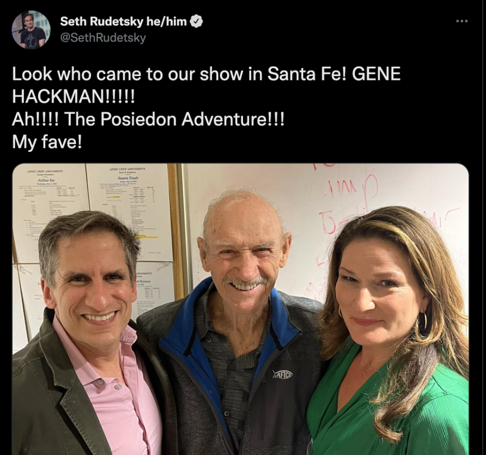 Gene Hackman made a rare public sighting (Twitter)