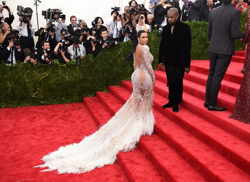 Kim Kardashian was pregnant with Saint at the 2015 Met Gala, and we’d NEVER have guessed