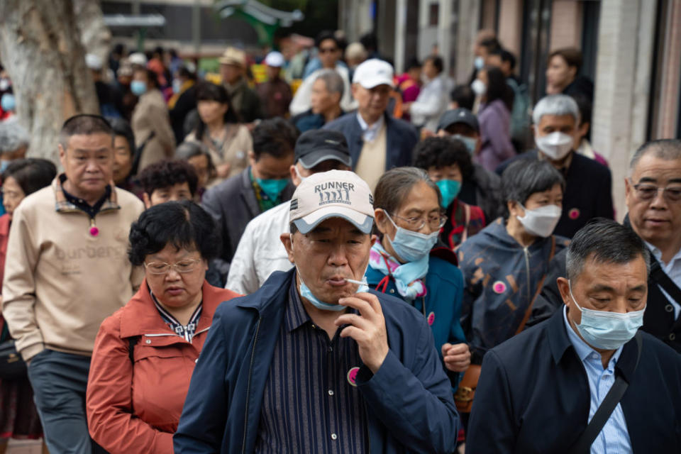 內地團客聚集土瓜灣及紅磡一帶成為熱話