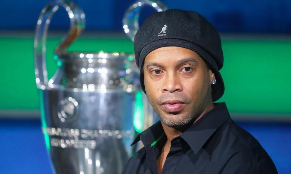 Former Brazilian soccer player Ronaldinho joined the conservative Brazilian Republican party on Tuesday.