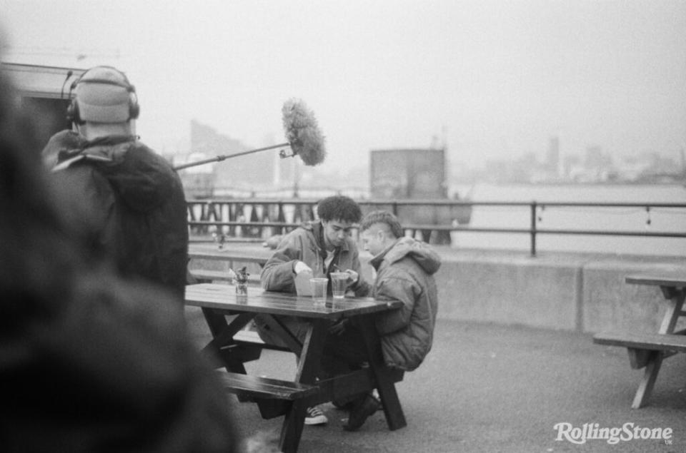 On the set of Alex Lawther’s latest (Picture: Molly Lipson)