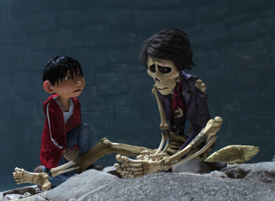 Miguel and Hector in Coco.