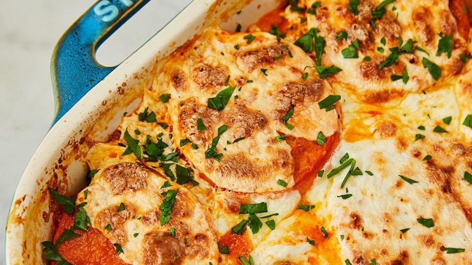 dish, food, cuisine, ingredient, strata, comfort food, casserole, produce, cauliflower cheese, recipe,