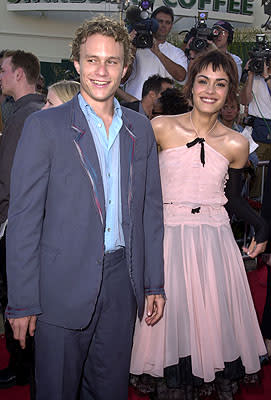 Heath Ledger and Shannyn Sossamon at the Westwood premiere of Columbia's A Knight's Tale