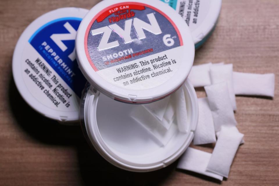 Phillip Morris announced online sales are stopping on Zyn.com as the company faces a subpoena from the Washington, DC, attorney general (Getty Images)