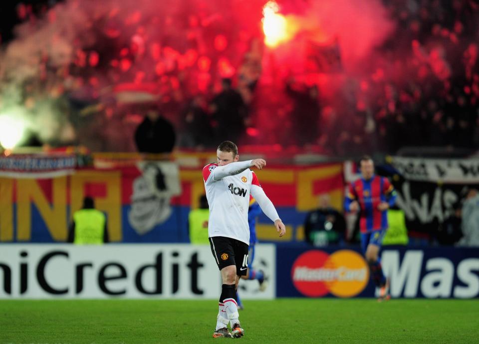 Wayne Rooney was part of the United team beaten in Basel in 2011: Getty