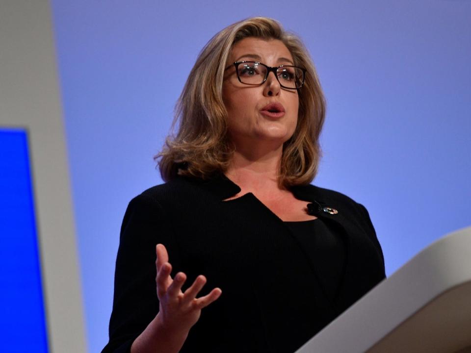 Penny Mordaunt is on track to lose her seat to Labour in the constituency of Portsmouth North