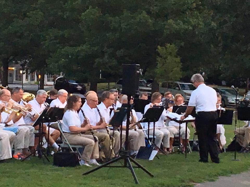 The Rusty Skipper Band at the  Jane Carr Amphitheater of the South Shore Conservatory.