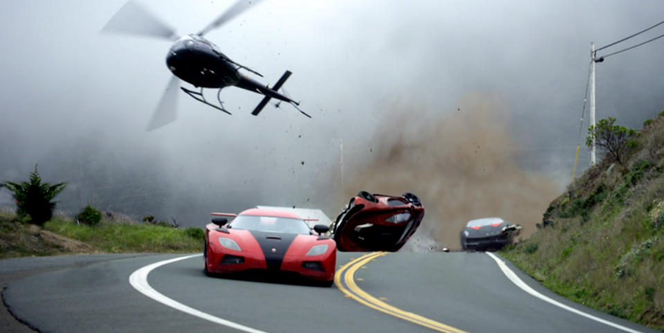This image released by DreamWorks II shows a scene from “Need for Speed.” (AP Photo/DreamWorks II, Melinda Sue Gordon)