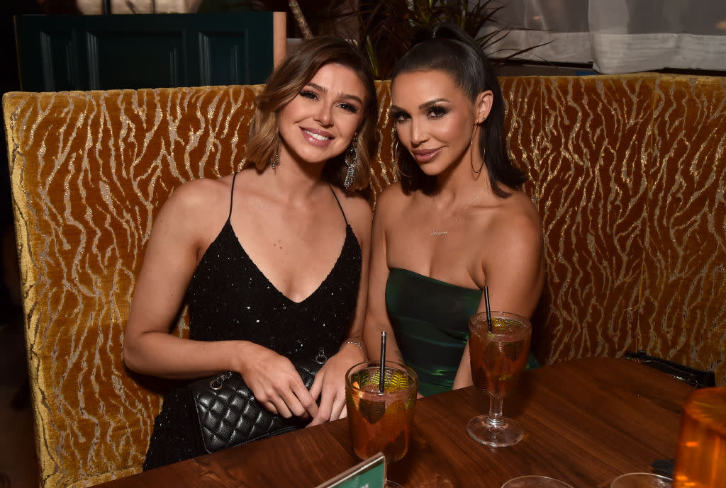 LOS ANGELES, CALIFORNIA - JULY 19: (L-R) Raquel Leviss and Scheana Schay attend DailyMail.com and TMX opening celebration of Schwartz & Sandy's on July 19, 2022 in Los Angeles, California. (Photo by Alberto E. Rodriguez/Getty Images for DailyMail.com)
