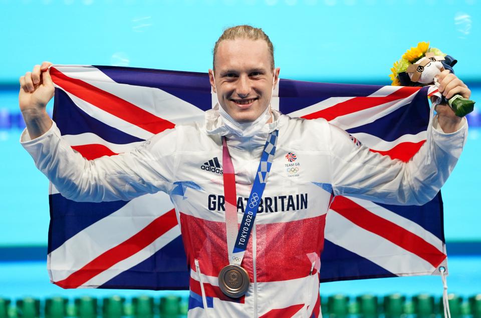 Luke Greenbank took bronze in the pool (Joe Giddens/PA) (PA Wire)