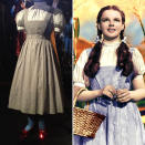 <b>Dorothy (Judy Garland), <a href="http://www.imdb.com/title/tt0032138/" rel="nofollow noopener" target="_blank" data-ylk="slk:The Wizard of Oz;elm:context_link;itc:0;sec:content-canvas" class="link ">The Wizard of Oz</a>, 1939</b><br><br>© Yahoo! Lifestyle / The Victoria and Albert Museum, London