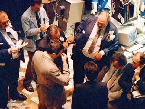 wall street traders 1980s