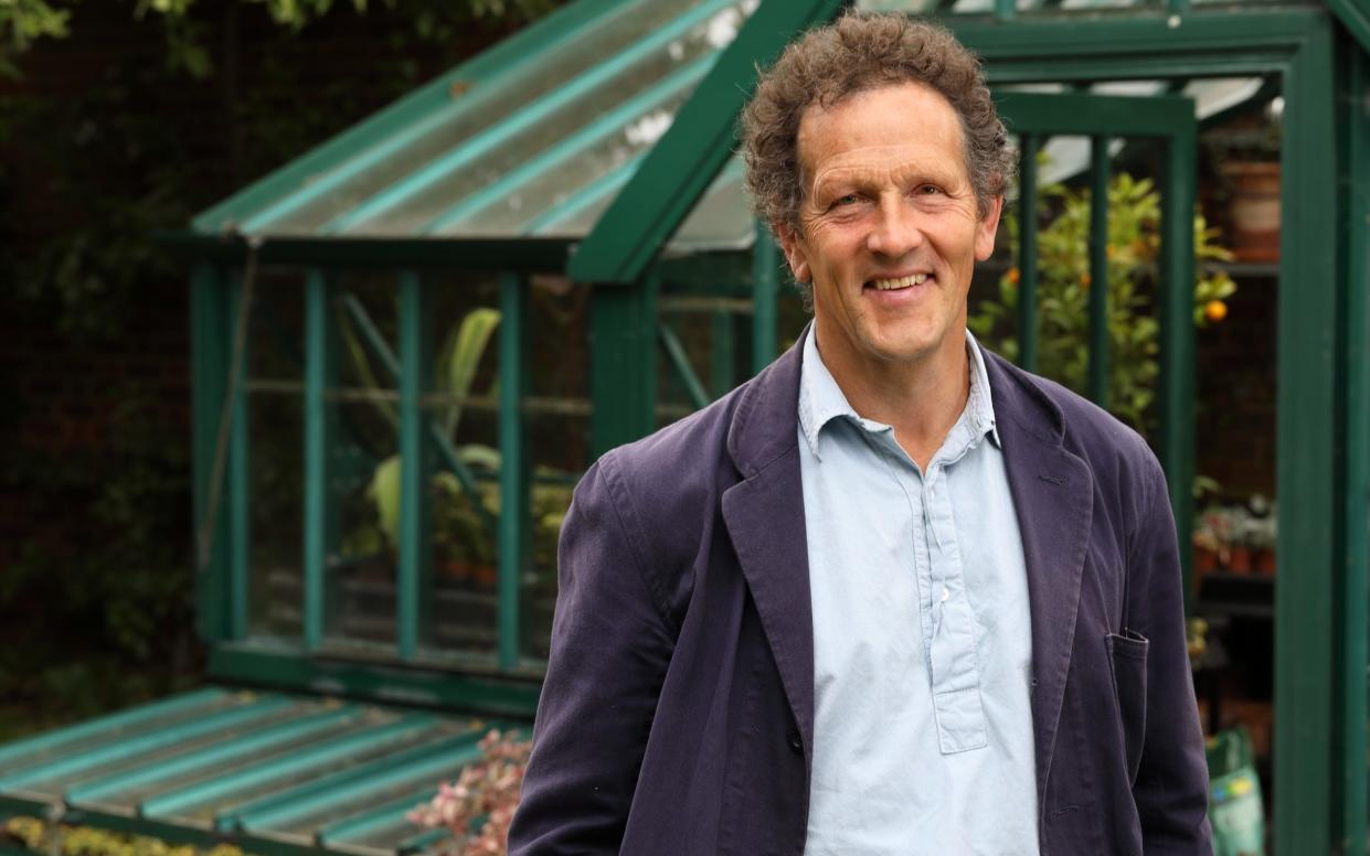 Gardeners' World presenter Monty Don photographed next to a greenhouse - Glenn Dearing/BBC