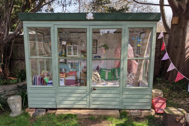 The Cariad Wendy House was a lockdown and maternity leave project for Rebecca Cariad, now used as a play space for her son and daughter.