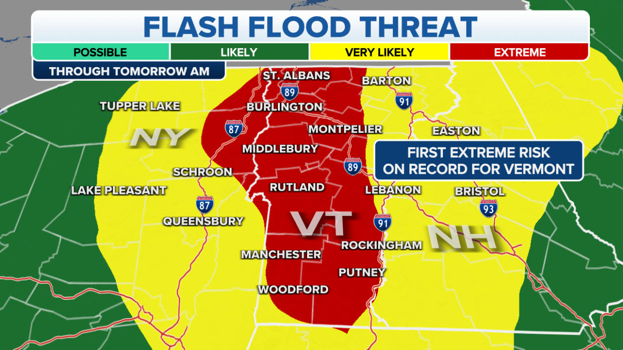 A close look at the flash flood threat through Tuesday, July 11, 2023.