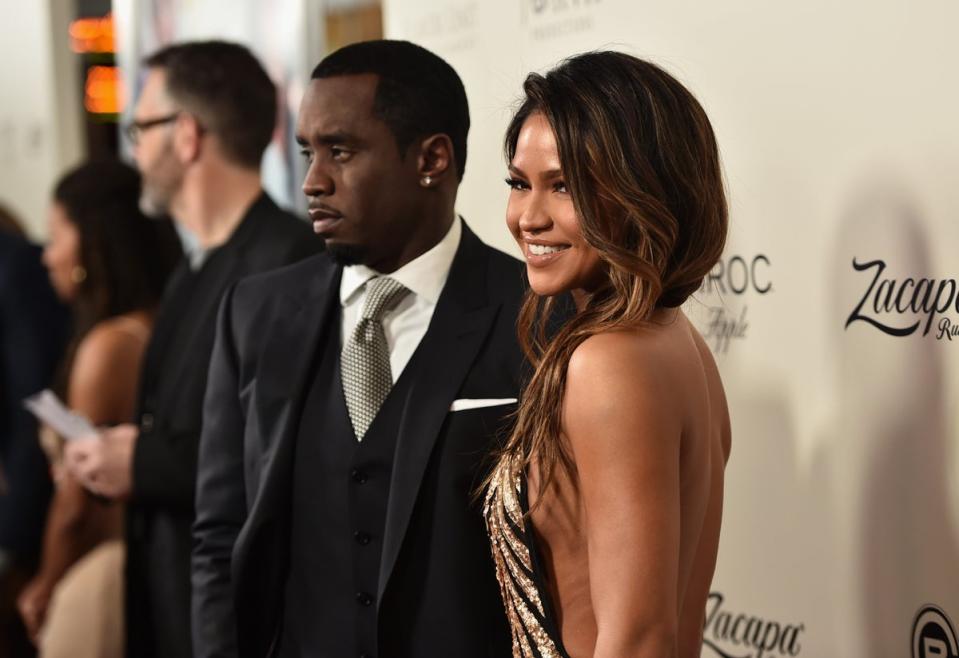 Combs and actress Cassie Ventura attend the a premiere in Hollywood on March 7, 2016 (Getty Images)