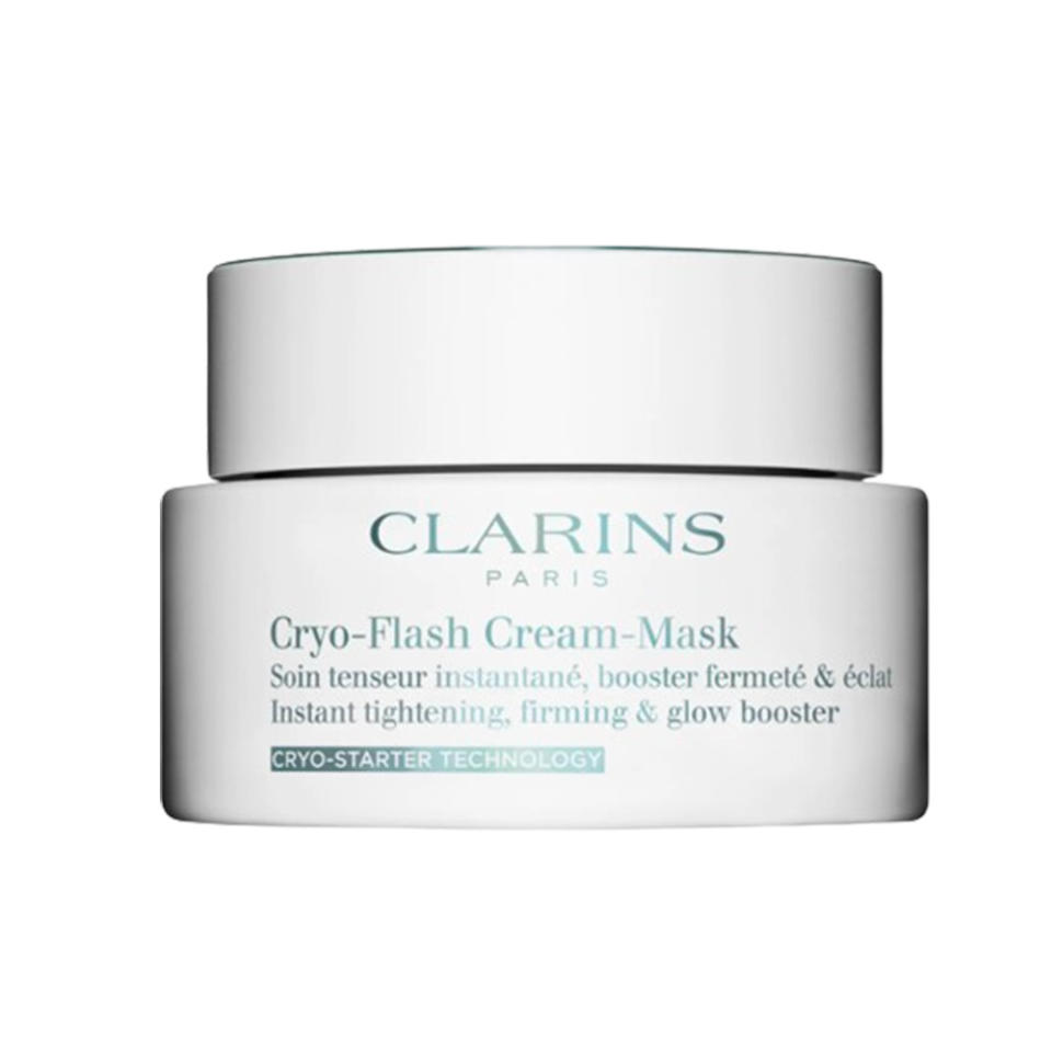 Clarins Cryo-Flash Instant Lift Effect & Glow Boosting Face Mask on white background