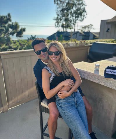 <p>Alex Weaver Instagram</p> Stephen Colletti and Alex Weaver in 2023.