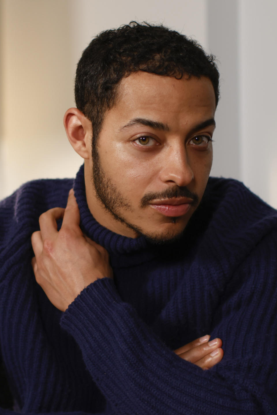 Daryl McCormack poses for a portrait on Sunday, Dec. 4, 2022 in London. McCormack has been named one of The Associated Press' Breakthrough Entertainers of 2022. (Photo by David Cliff/Invision/AP)