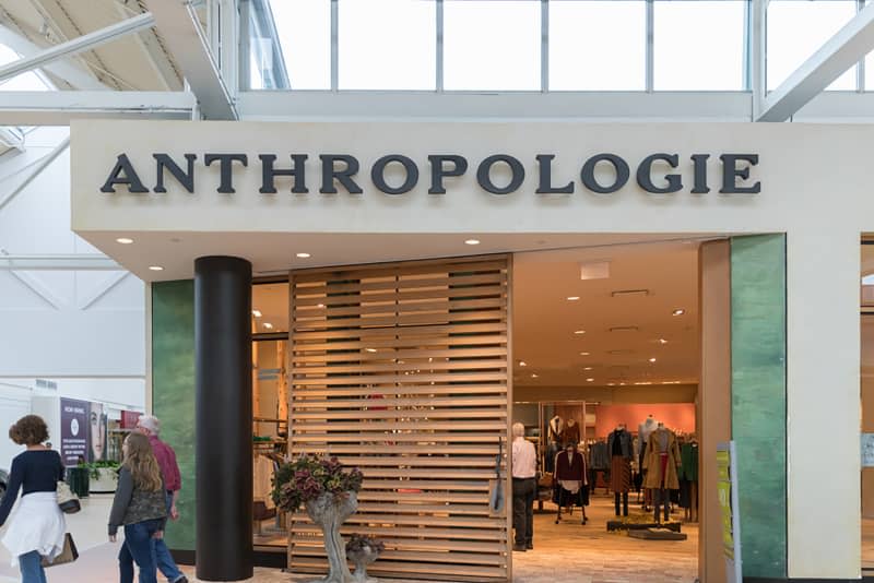 Anthropologie & Co. store front