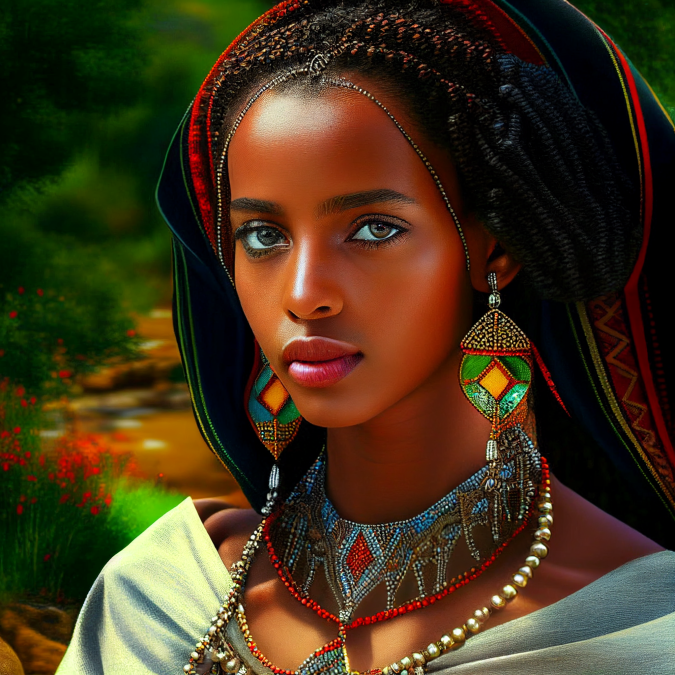 Woman as Ethiopia