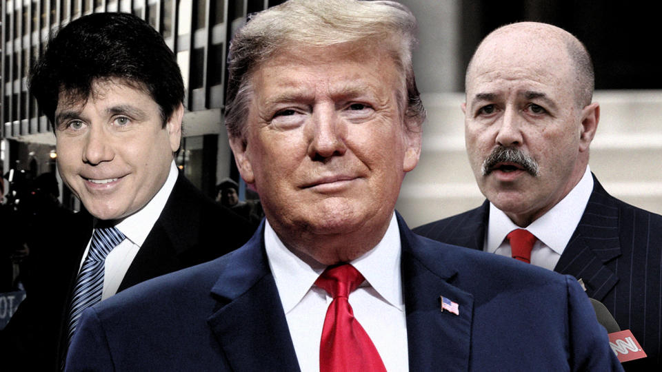 Rod Blagojevich, Donald Trump and Bernard Kerik