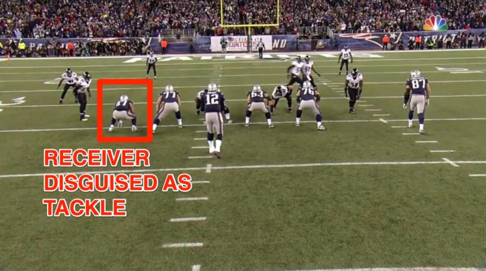 PATRIOTS RECEIVER FORMATION