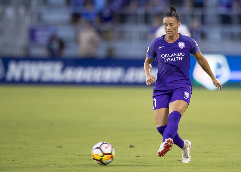 Ashlyn Harris and Ali Krieger (pictured) both play for Orlando Pride.
