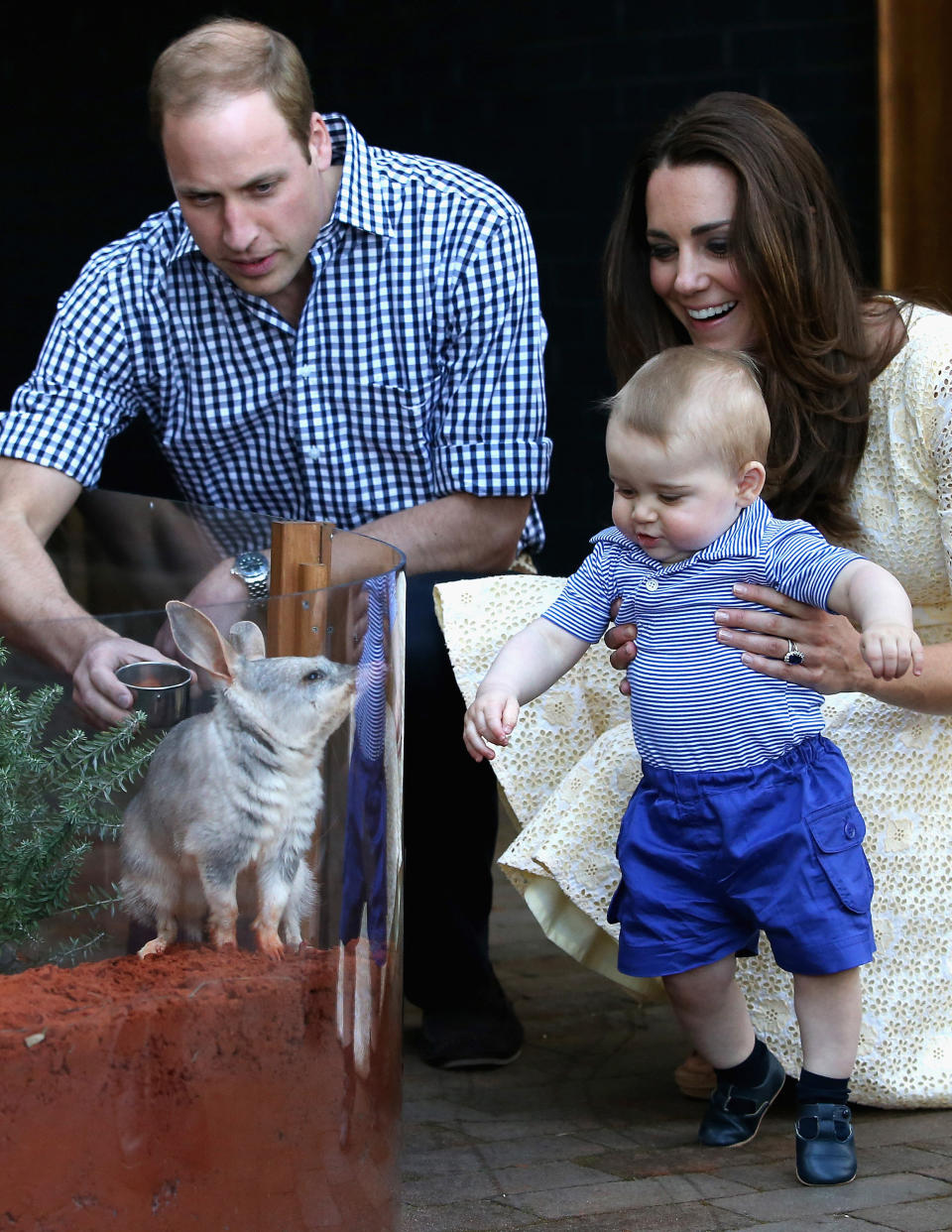 Kate and William visited Taronga Zoo with Prince George in 2014 (PA)