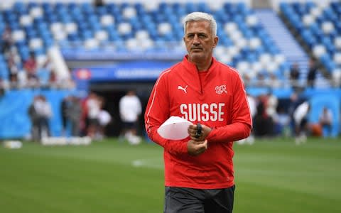 Petkovic took Switzerland to the last 16 at Euro 2016 where they were knocked out in a penalty shootout by Poland - Credit: ATTILA KISBENEDEK/AFP/Getty Images