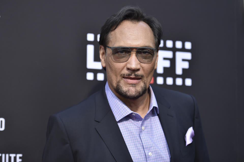 Jimmy Smits arrives at a special screening of "In the Heights" during the Los Angeles Latino International Film Festival at the TCL Chinese Theatre on Friday, June 4, 2021. (Photo by Richard Shotwell/Invision/AP)